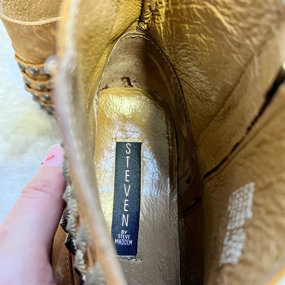 *Steve by Steve Madden | 'Jaane' Cognac Ankle Boot Size 8.5 - Picture 2 of 13